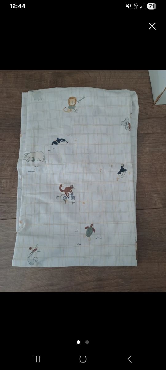 Sábana Bajera Cuna Zara home