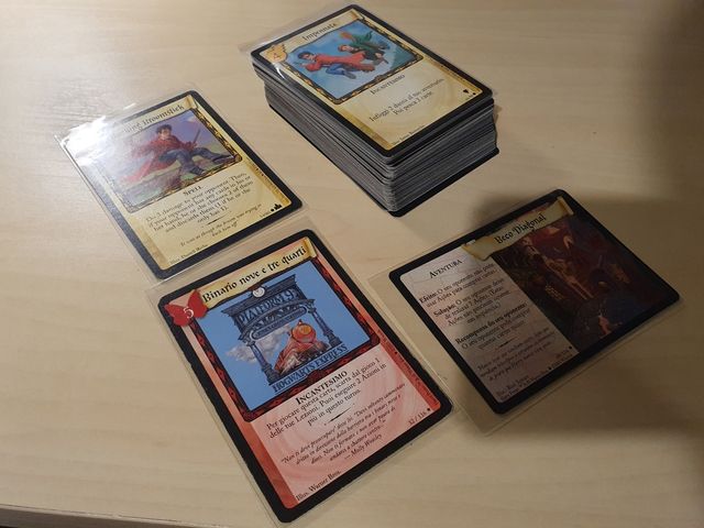PACK 68 Italian quidditch cards TCG Harry Potter