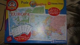 Puzzle Geográfico Europa - Vicens Vives