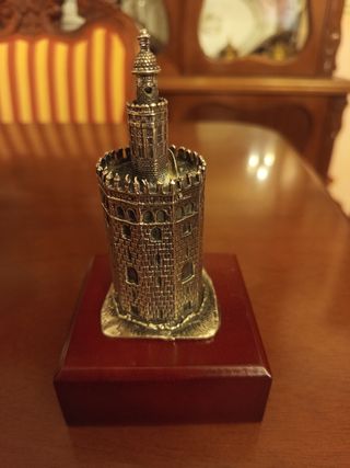 Torre del Oro Sevilla - Figura bañada en Plata
