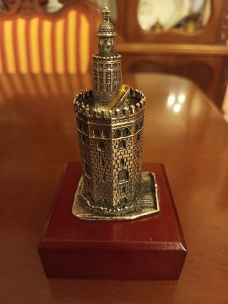 Torre del Oro Sevilla - Figura bañada en Plata