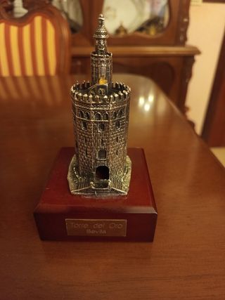 Torre del Oro Sevilla - Figura bañada en Plata