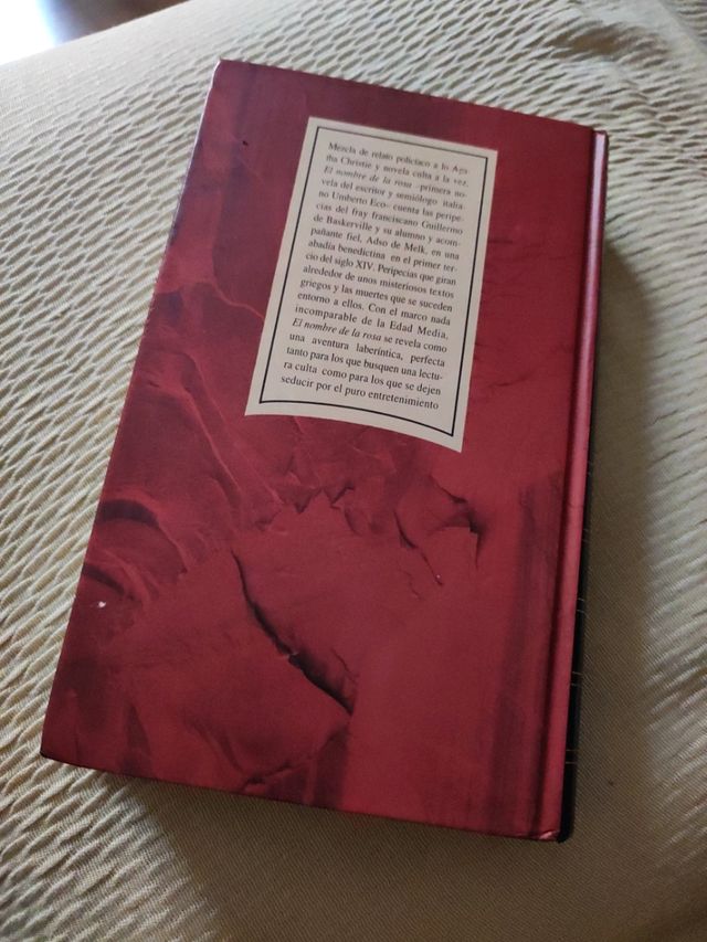 El nombre de la rosa (Narrativa Actual)