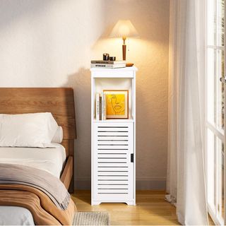 Armario de Baño Blanco con Estante