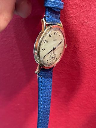 Reloj Ancora dorado y azul
