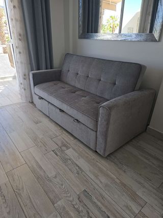 Sofa Cama con Chaiselongue 