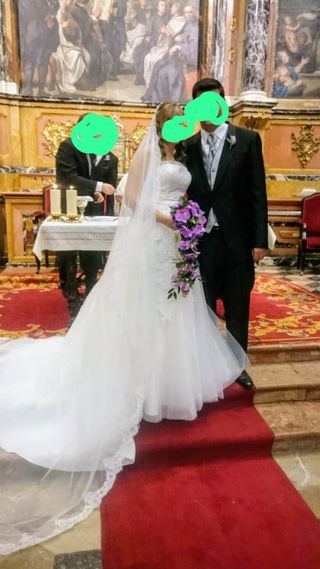 Vestido de novia de la 44-48. Prueba sin compromis