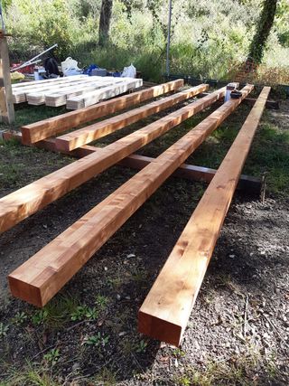 Instalacion,fabricacion Pérgola madera a medida- 2