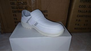 Zapatos de seguridad blancos