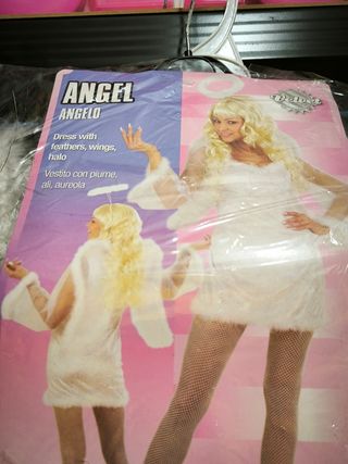 Disfraz Angel Blanco Widmann - Talla M