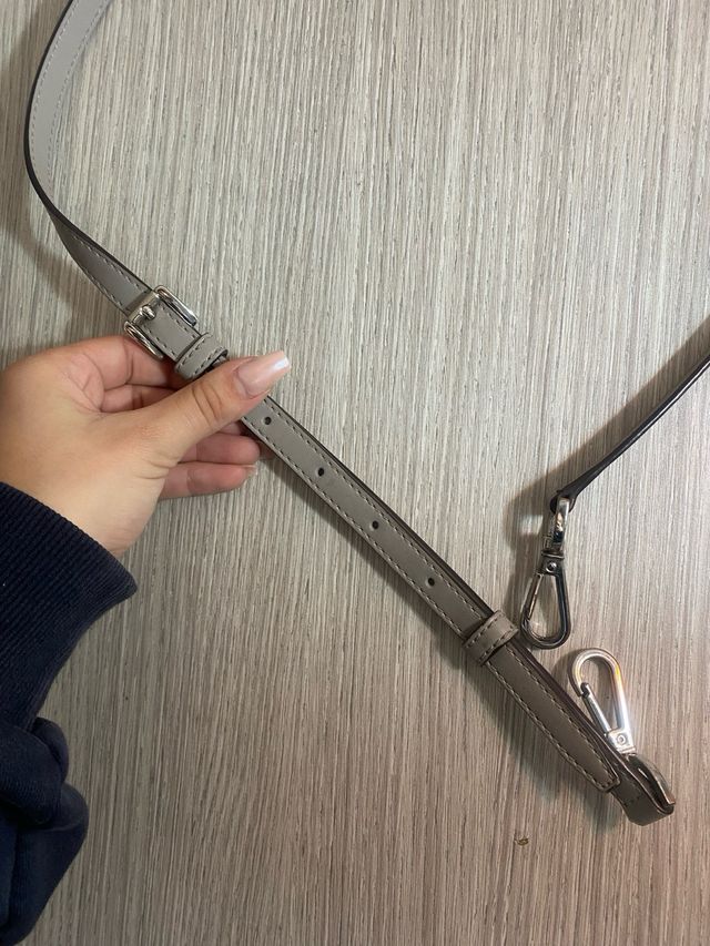 Borsa Michael Kors grigia hardware argento