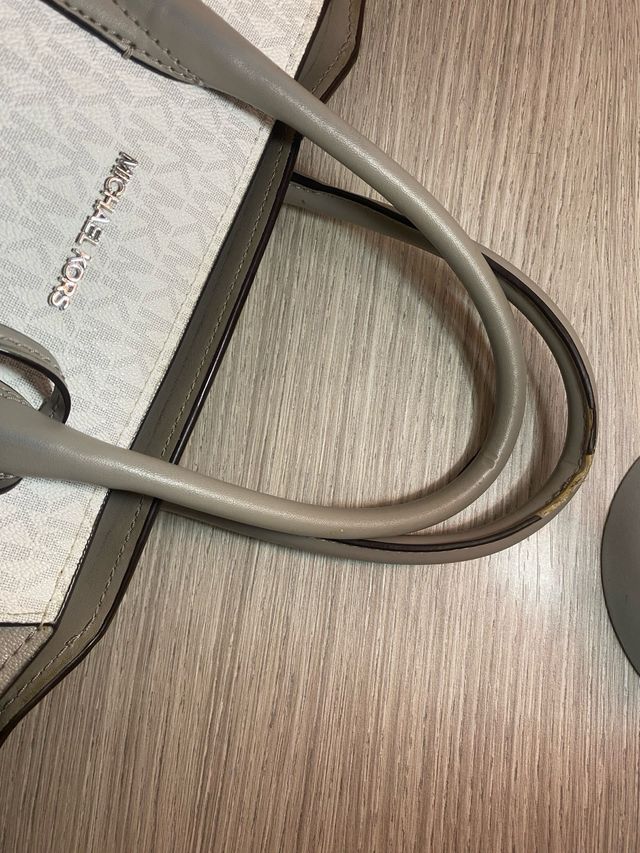 Borsa Michael Kors grigia hardware argento