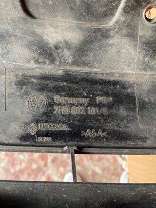 Rejilla frontal vw t5