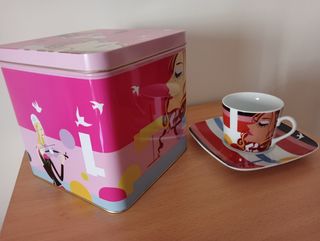 Juego de cafe moderno multicolor
