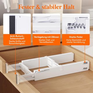 Separadores Cajones Lifewit 6 uds (Ajustables)