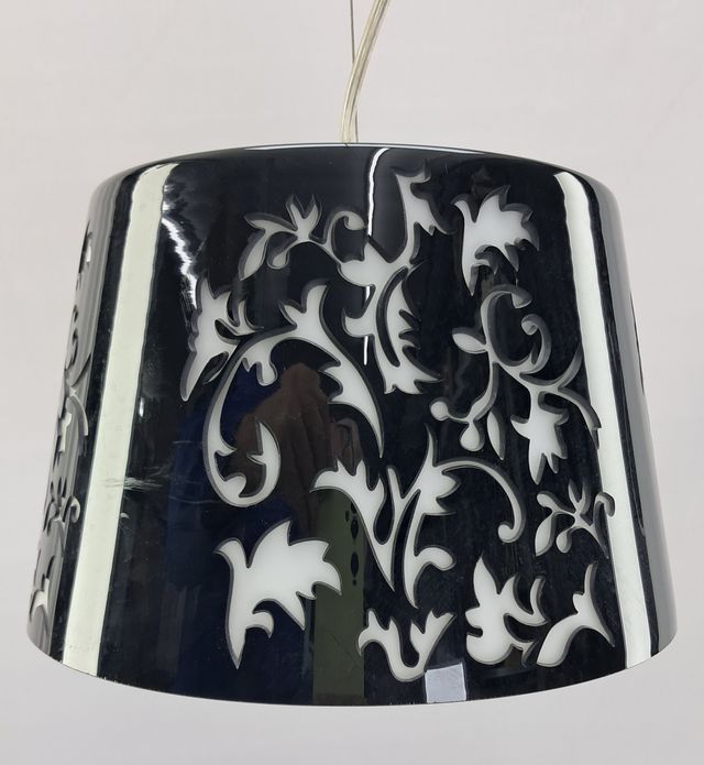 LAMPARA DE TECHO VINTAGE - VIDRIO TRIPLEX