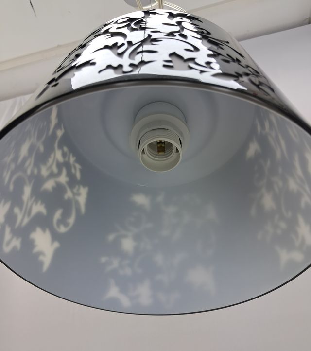 LAMPARA DE TECHO VINTAGE - VIDRIO TRIPLEX