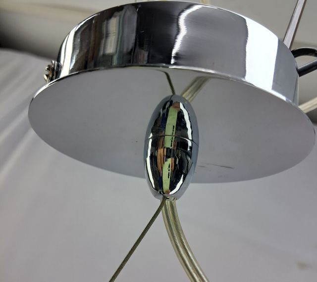 LAMPARA DE TECHO VINTAGE - VIDRIO TRIPLEX