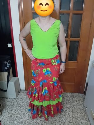 Traje flamenca