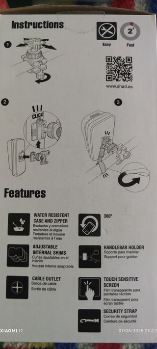 Soporte smartphone Shad