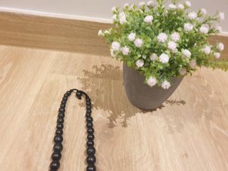 Collar de bisutería bolas señora 35cm