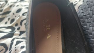 Bailarinas Zara negras con lazo
