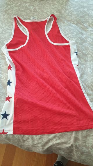 Camiseta Champion roja - Talla 4