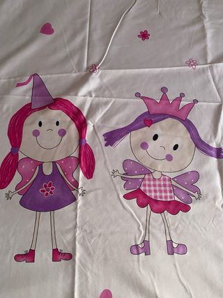 Funda nórdica infantil - hadas