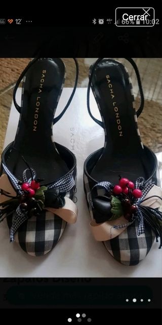 Zapatos Sacha London -  Blanco y Negro