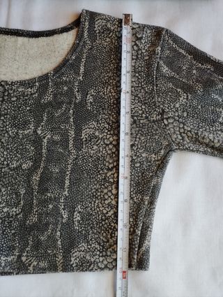 Top y leggings print animal