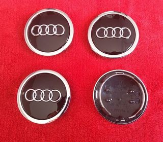 AUDI TAPAS LLANTA BUJE LOGO AUDI EN NEGR