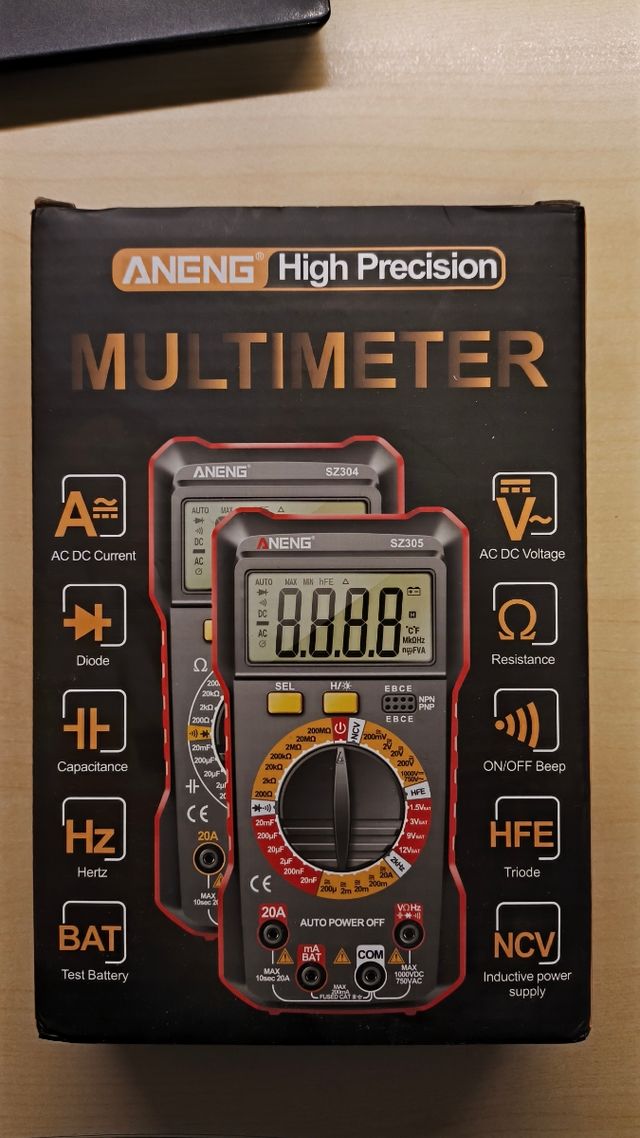 Multímetro ANENG SZ305 de alta precisión