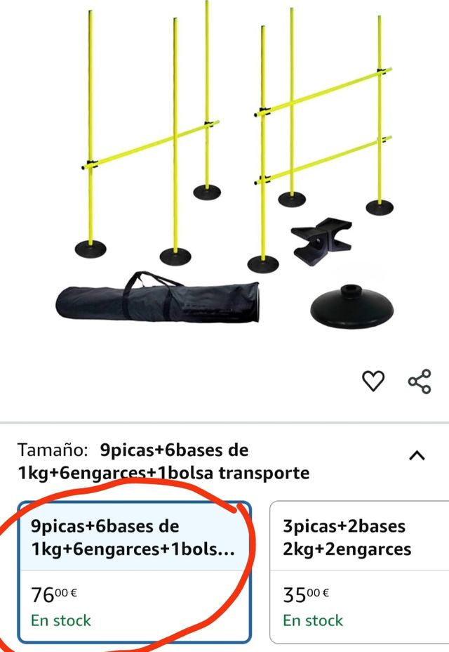 Circuito agilidad GC CNP homologado