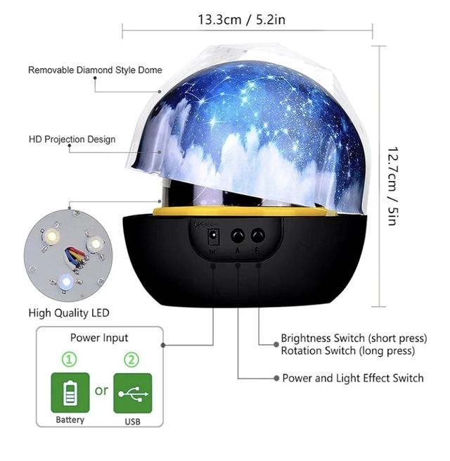 Proyector iluminación infantil