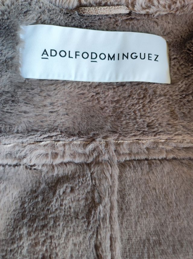 Chaquetón de piel Adolfo Dominguez