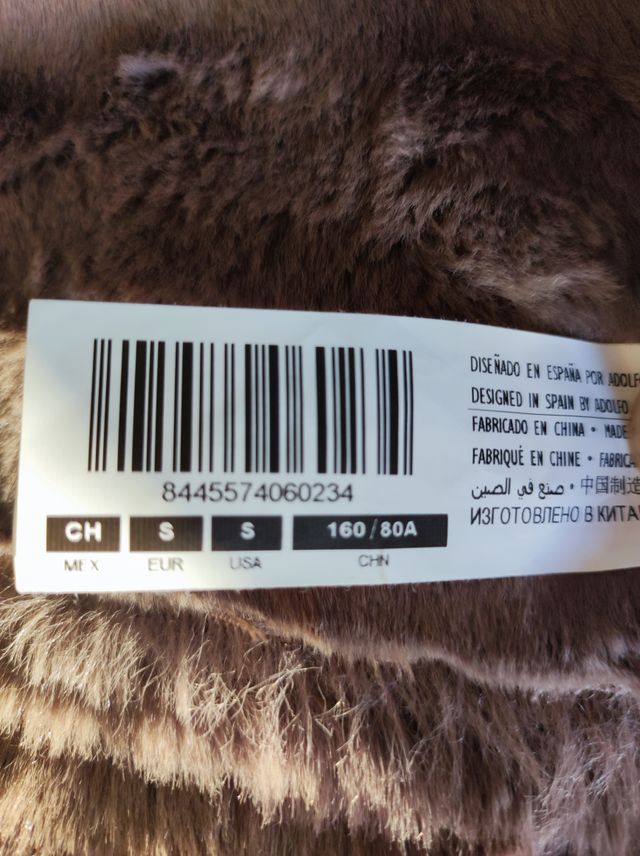 Chaquetón de piel Adolfo Dominguez