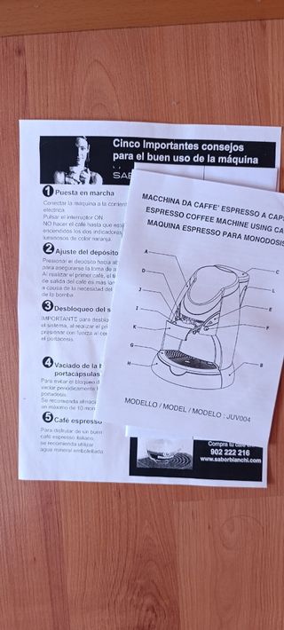 Cafetera Bianchi urge
