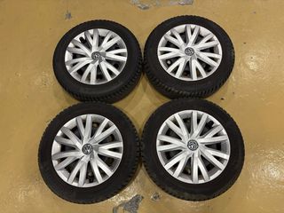 4 Llantas VW con tapacubos
