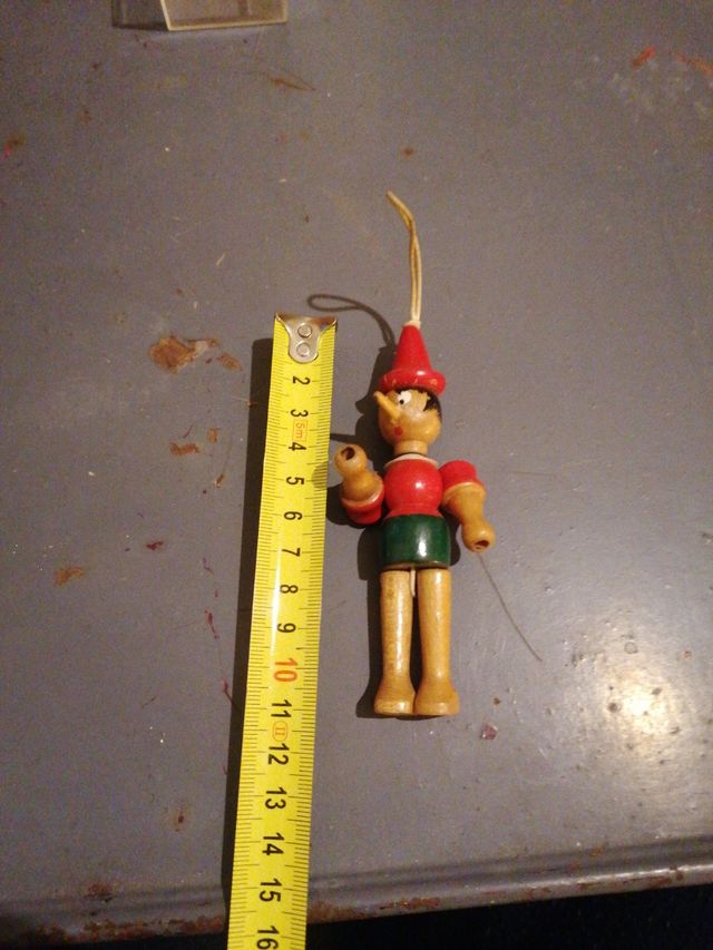 Burattino Pinocchio in legno