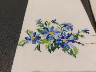 Asciugamani Lino Ricamati