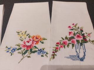 Asciugamani Lino Ricamati