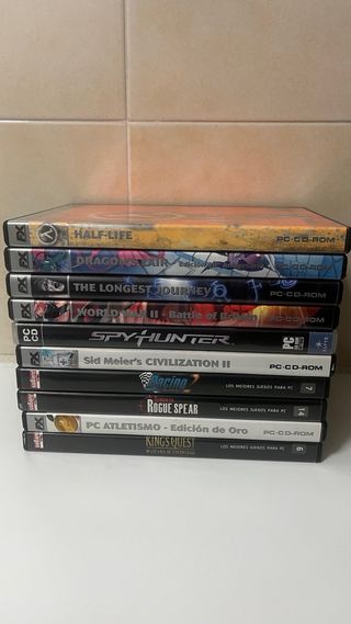 Juegos PC antiguos - 10 unidades