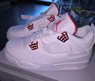 Nike Air Jordan 4 Retro GS - Rojo Metálico