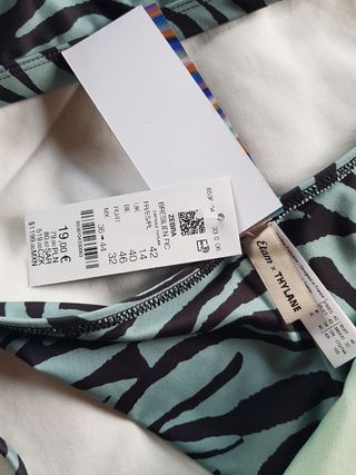 Bikini estampado cebra Etam