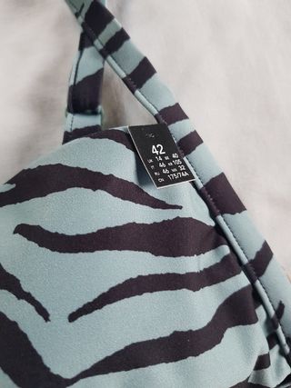 Bikini estampado cebra Etam