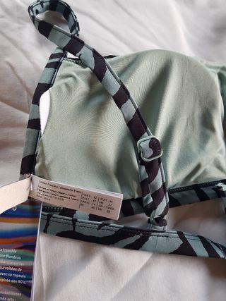 Bikini estampado cebra Etam