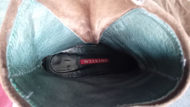 Botines de ante marrón