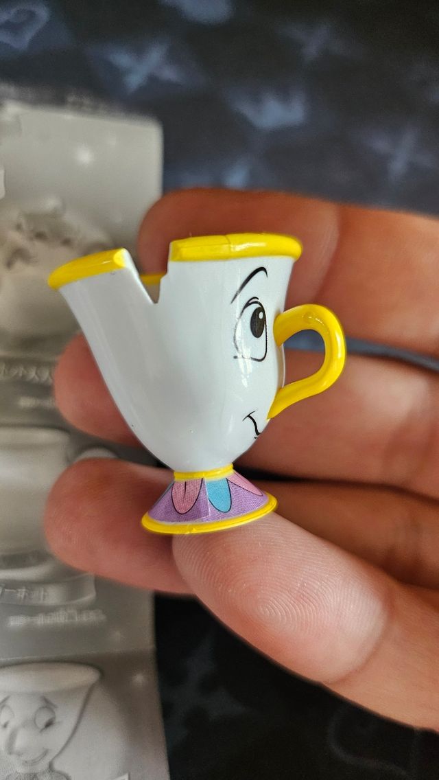 Figuritas Bella y Bestia - Chip y Azucarero