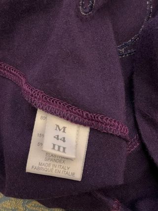 Top viola senza maniche
