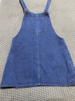 Peto vaquero Zara vestido 